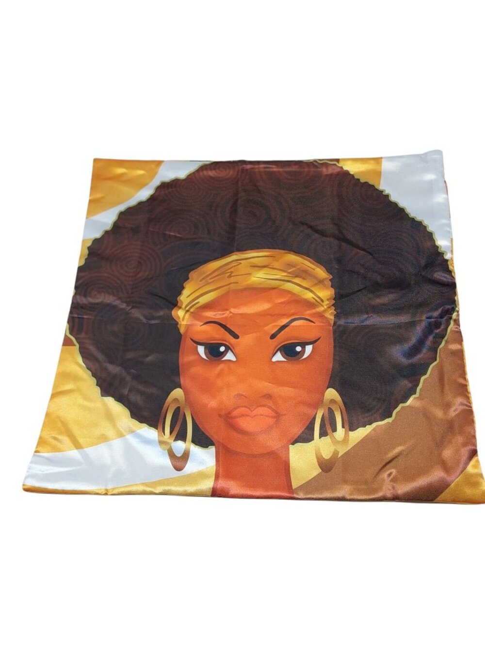 African American Pillow Case African American Girl square throw pillowcase 16"